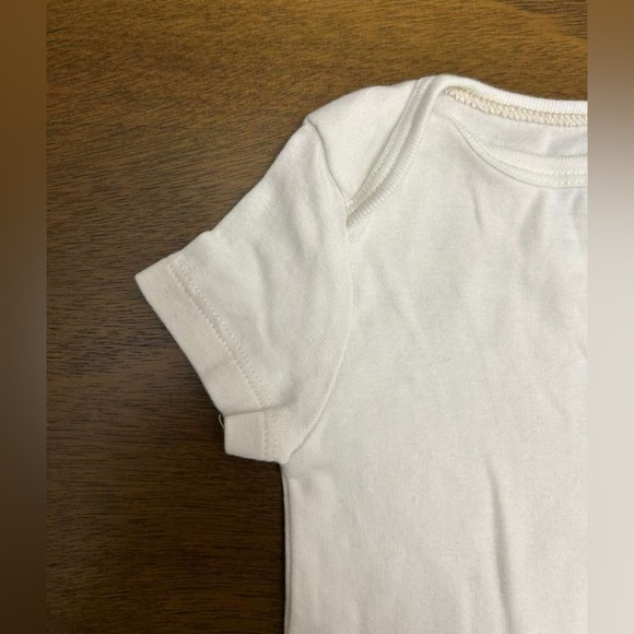 Cloud Island Unisex Baby Short Sleeve Bodysuit White 6-9 Months (0400) - Picture 4 of 5